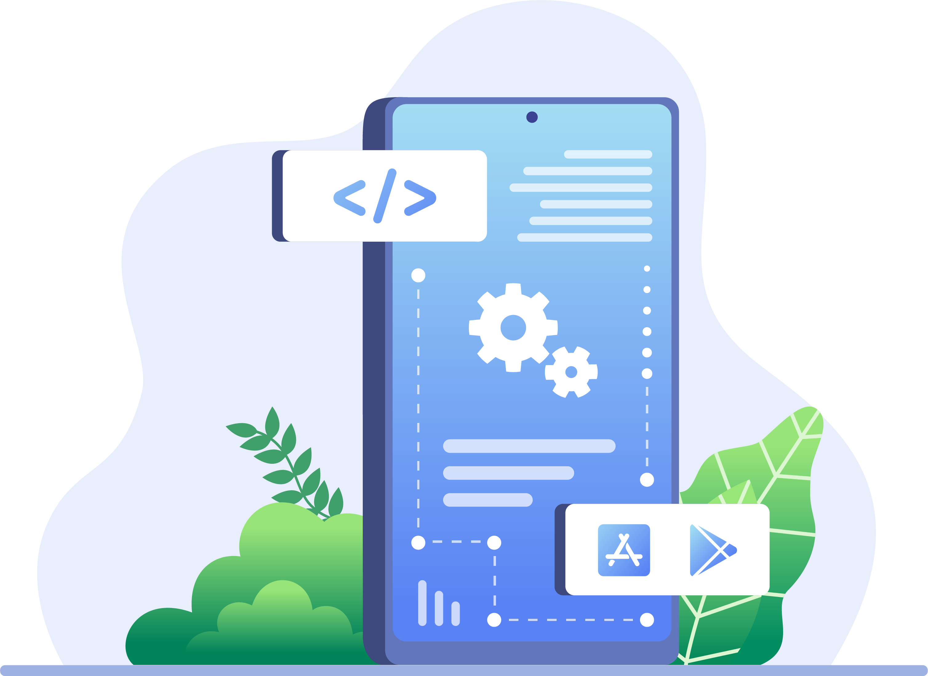 mobile application development image
