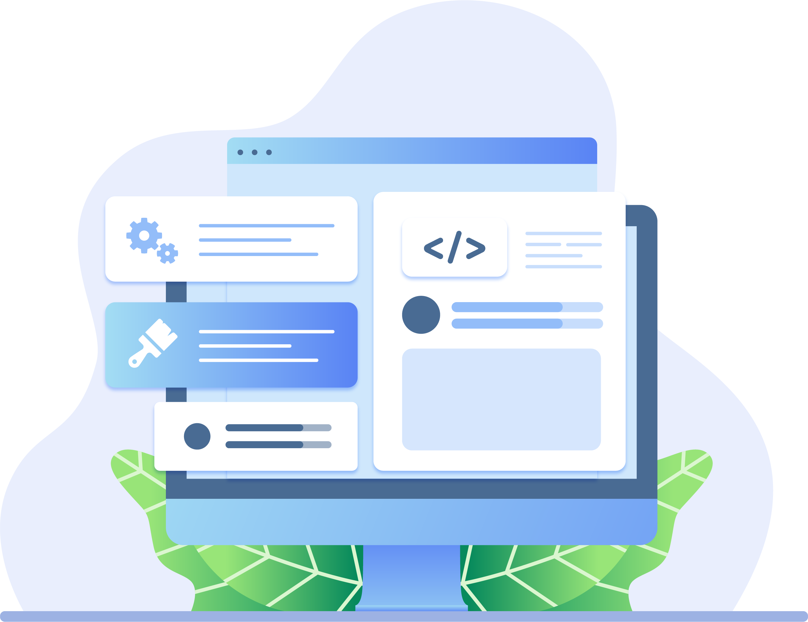 web application development image